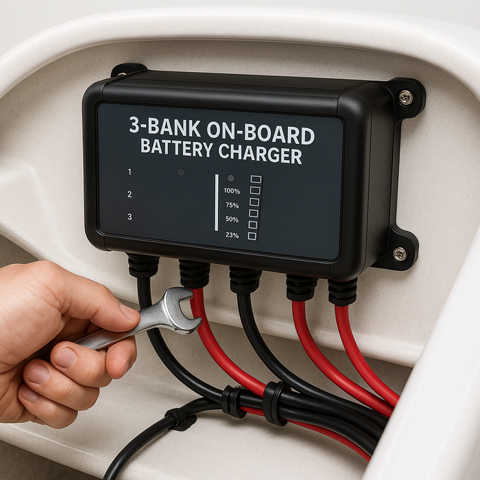 INSTALL 3-bank on-board charger