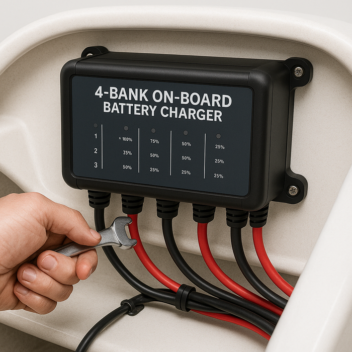 INSTALL 4-bank on-board battery charger