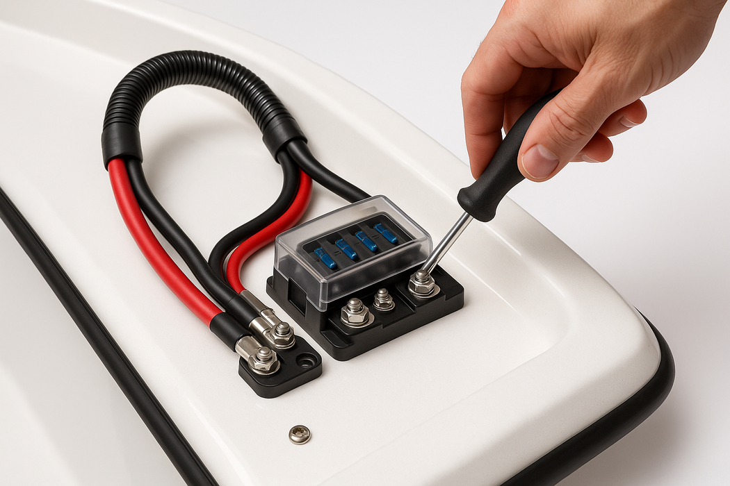 INSTALL clean power harness (bow)