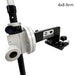A 4x8 arm mounting bracket by Beatdown Outdoors LLC, featuring a black and silver aluminum design with a mounting plate and adjustment knobs, shown on a white background with text overlay '4x8 Arm'. Beatdown Sport Track Breakaway Transducer Pole