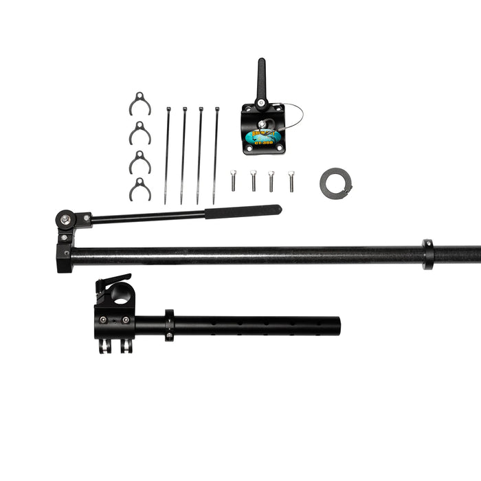 brevane fishing pole Brew City 360 48"-72” Telescoping Pole Kit w/42˚ Sport Track Plate KIT — Ben's Marine & Motorsports