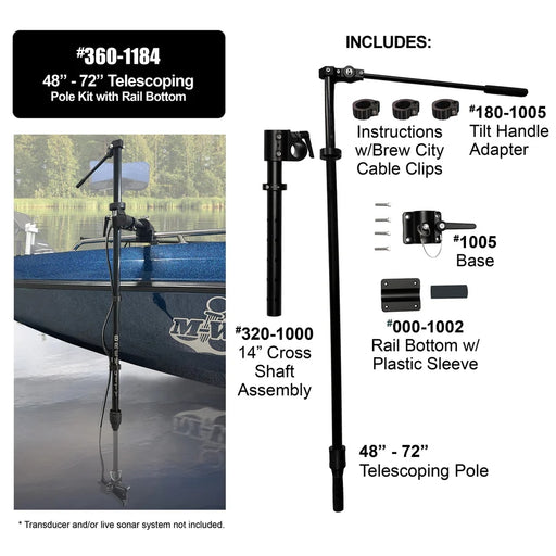 Brew City Kit B Rail Mount Kit and accessories. 