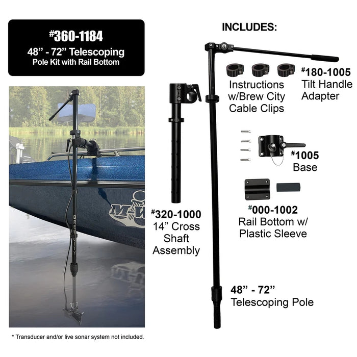 Brew City Kit B Rail Mount Kit and accessories. 