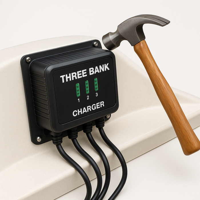 REMOVE on-board battery charger