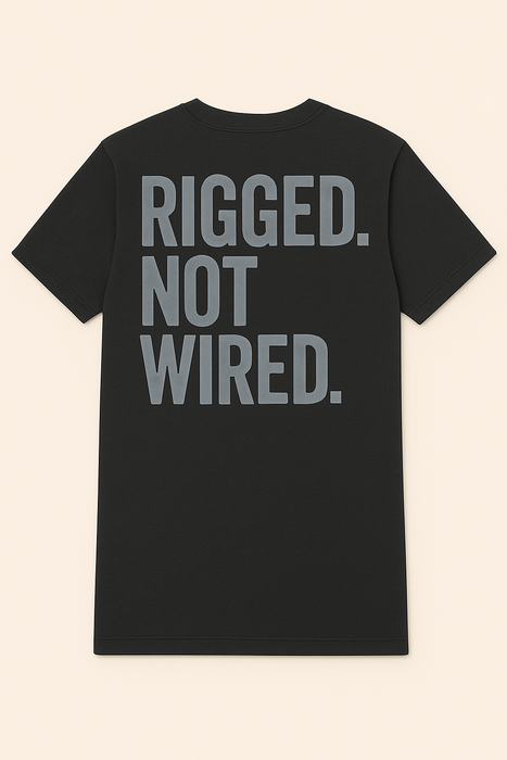 Rigged Not Wired Official T Shirt