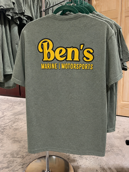 Ben's Marine Rigged. Not Wired. T-Shirt back