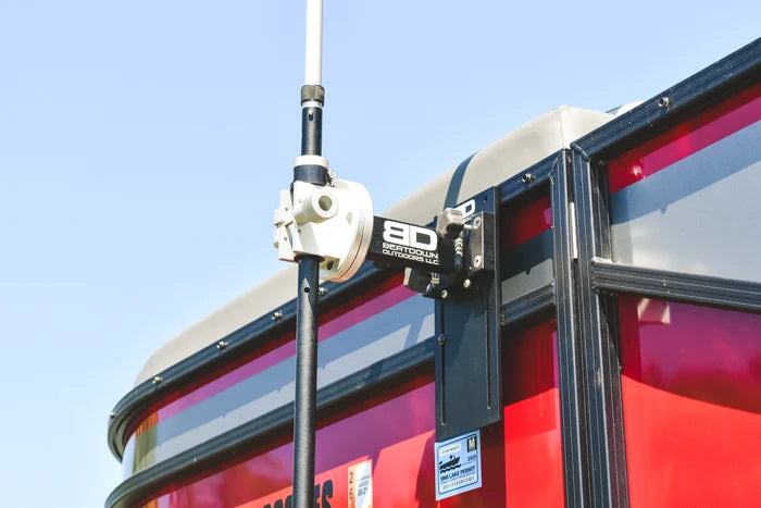 Beatdown Breakaway Transducer Pole for Pontoons