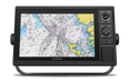 Garmin GPS marine display screen showing a detailed nautical chart, set against a clean white background with a subtle shadow. GPSMAP® 1242xsv