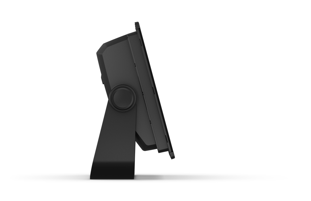 Black stand with a circular base on a white background. GPSMAP® 1223
