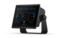 Garmin marine electronic display monitor with a black stand, showing a digital dashboard interface on a clean white background. 
GPSMAP® 743xsv