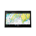 Garmin marine navigation screen displaying a detailed nautical chart, shown on a black bezel against a plain white background.