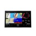 Garmin marine navigation display with map and data on a white background