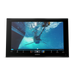 A Garmin marine display screen showing an underwater shark scene, set against a plain white background.