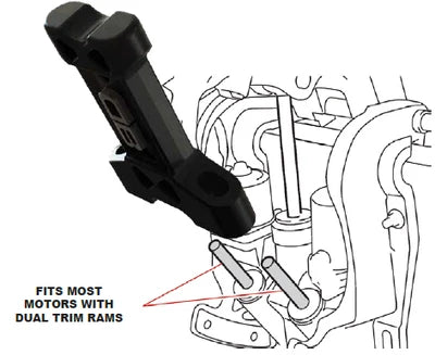 Beatdown Transom Saver & Steering Clip Combo