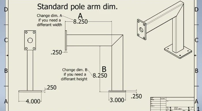 Beatdown BreakAway 2.0 Transducer Pole for Track Systems