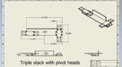 Beatdown Triple Stack Pivot Front Plate
