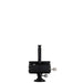 A black metal mounting bracket with a vertical post, base plate, and silver adjustment knobs, photographed against a solid white background. Beatdown The Ultimate Double Stack