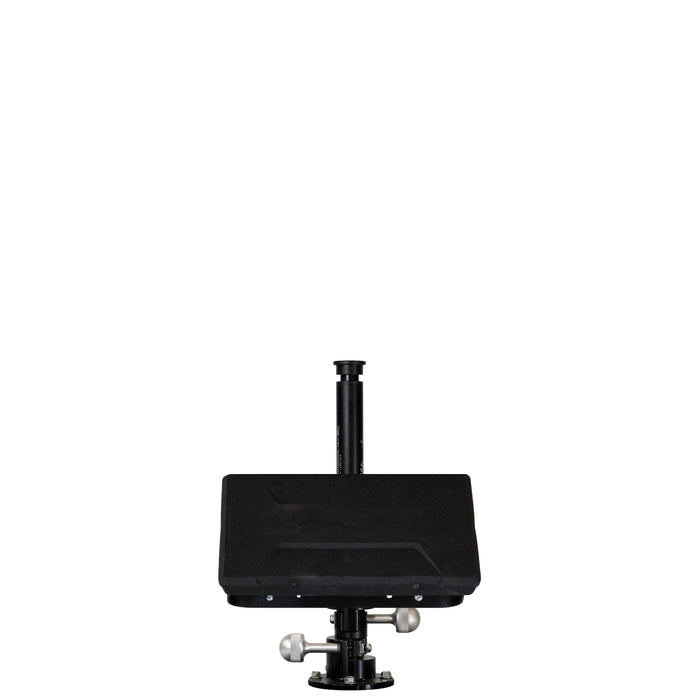 Black adjustable stand on a white background, Beatdown The Ultimate Quick Release