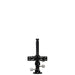 A black metal mounting bracket with silver adjustment knobs and bolts, shown against a solid white background. Beatdown The Ultimate Quick Release